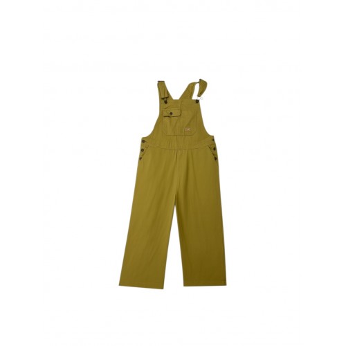 Dickies Olive Green Denim Dungaree Overall